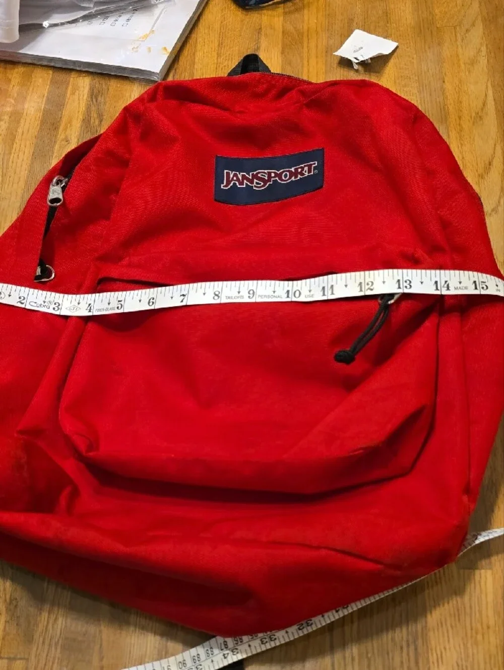 Jansport Red Everyday Backpack with Front Pocket